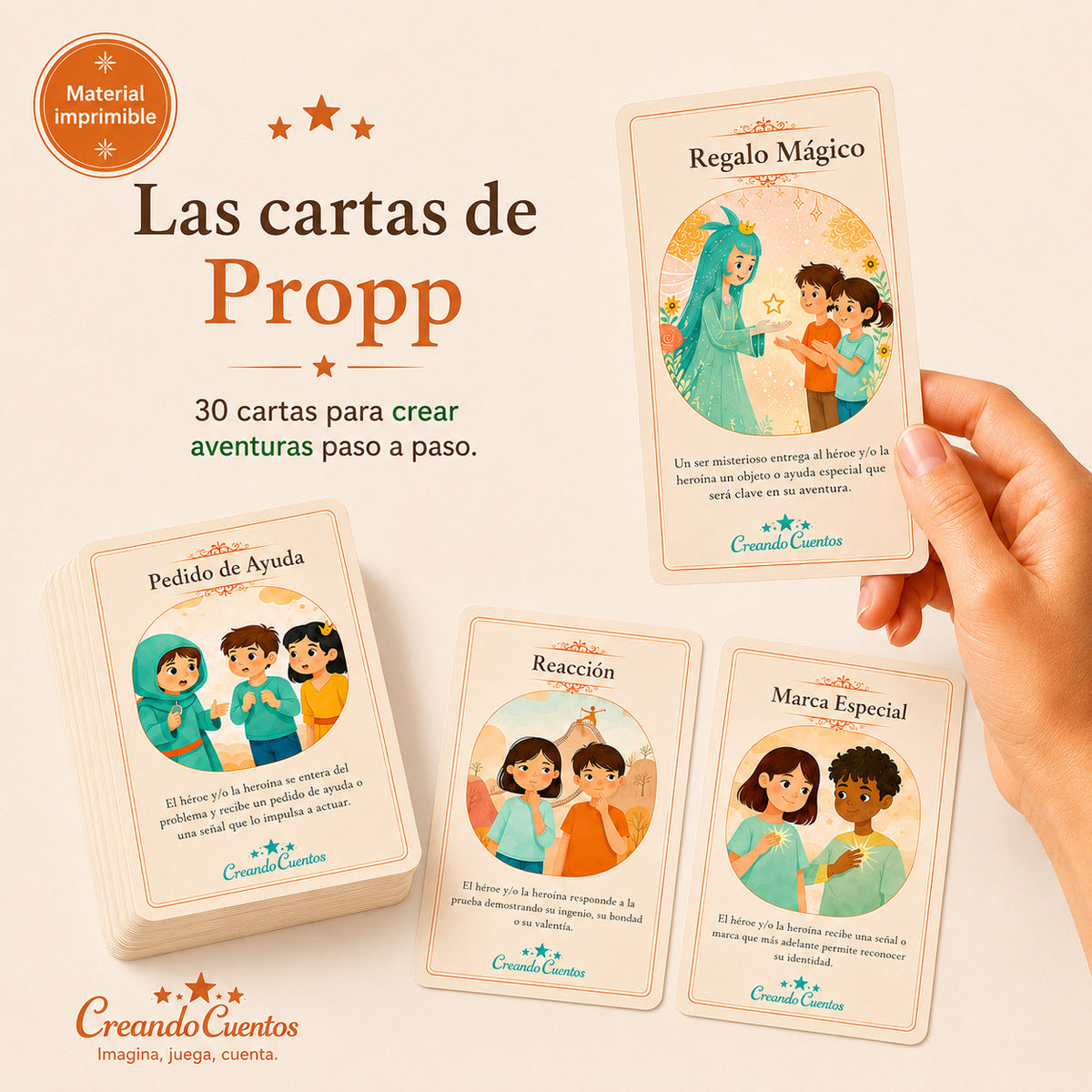Pack Las Cartas de Propp. Laboratorio de Historias